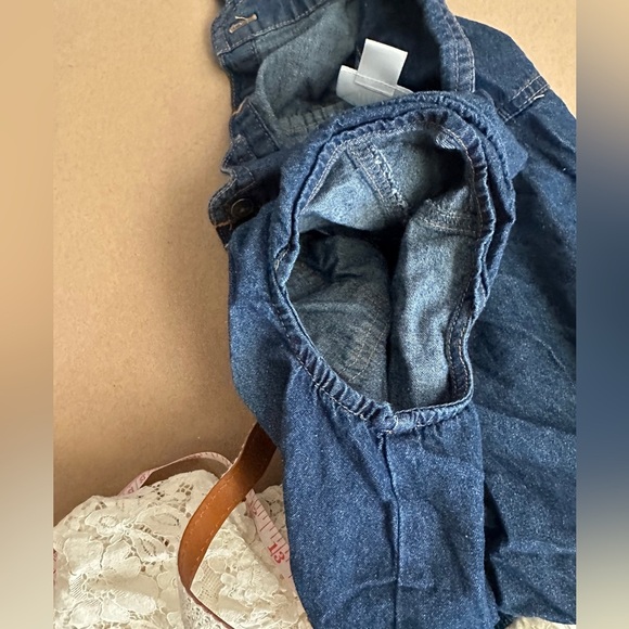 Belted Denim and Lace Vest Dress SUGAR SIZE XL (GIRLS) - Picture 5 of 5